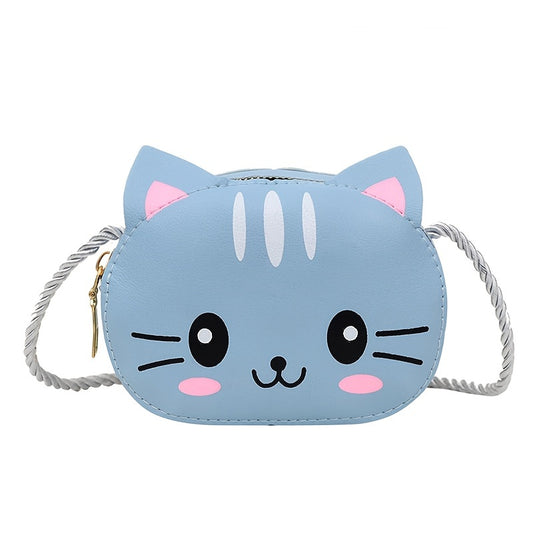 Kids Cartoon Animal Crossbody Bag With Strap And Zipper