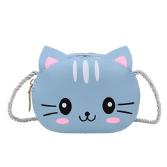 Kids Cartoon Animal Crossbody Bag With Strap And Zipper