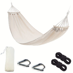 Portable Double Hammock Camping Hammock Spreader Bar Carry Bag Outdoor Indoor