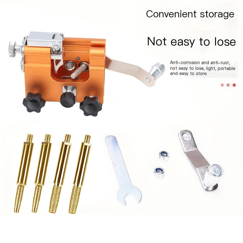 6mm Shank Golden Grinding Head Set Grinder Taper Head
