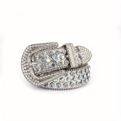 Blinged Out Western Rhinestone Inlaid Belt