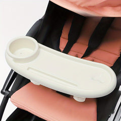 Universal Stroller Tray & Cup Holder 2-in-1 Snacks Holder Non-Slip Grip Clip S