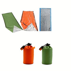 2pcs Emergency Sleeping Bags Windproof Waterproof Anti Tearing