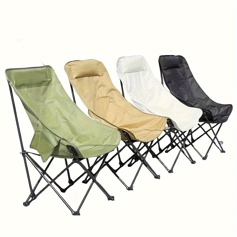 Portable Folding Moon Chair Outdoor Leisure Chair For Beach Fishing Camping