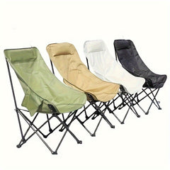 Portable Folding Moon Chair Outdoor Leisure Chair For Beach Fishing Camping