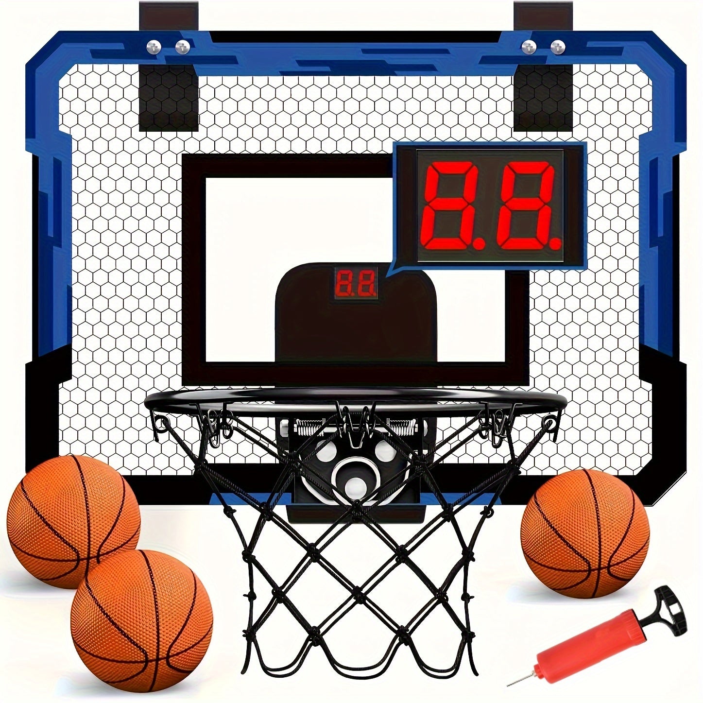 Kids Indoor Basketball Frame with LED Electronic Scoring