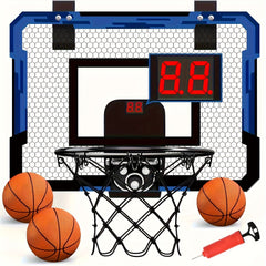 Kids Indoor Basketball Frame with LED Electronic Scoring