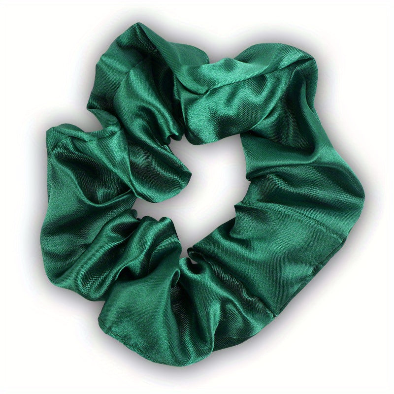 Solid Satin Hair Rope Ponytail Holder Hair Accessories