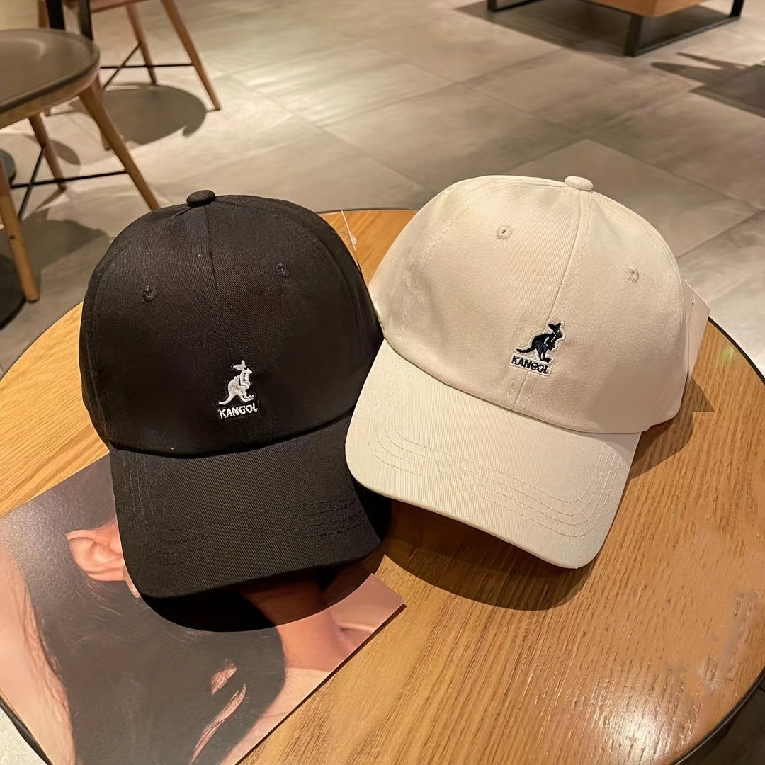 Kangaroo Embroidered Baseball Cap Unisex Sun Protection Trucker Hat