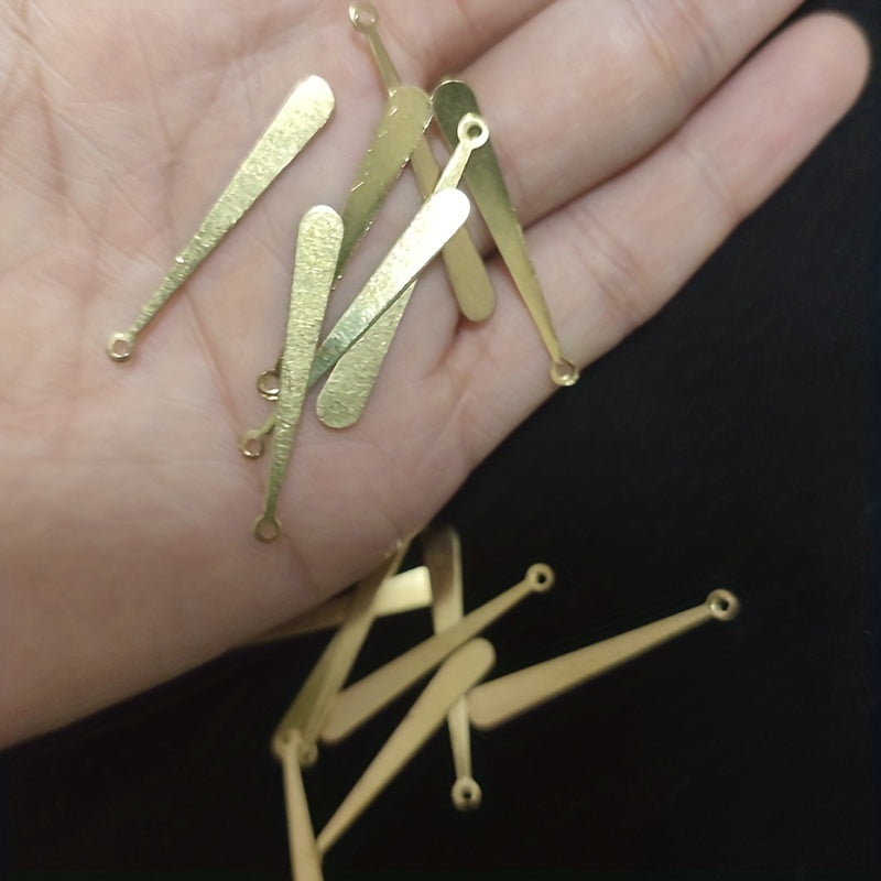 Copper Earring Accessories - Stick Shape Pendant - DIY Charms Decor