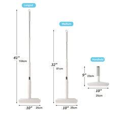 Long Handle Window Squeegee Cleaning Tool With Rubber Blade And Sponge Head