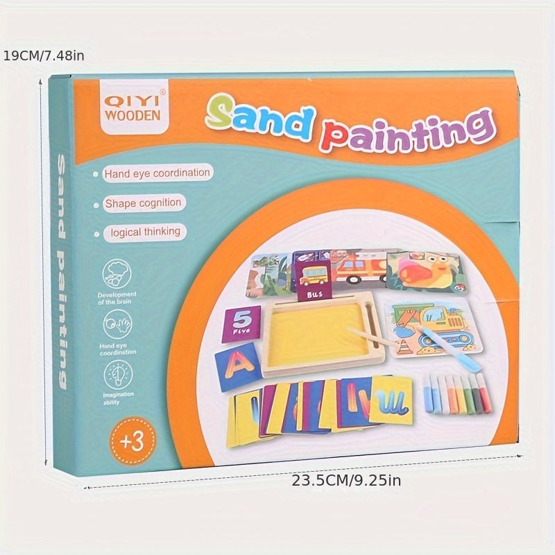 Sand Painting Drawing Board Paint on Sand Educational Toy