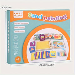 Sand Painting Drawing Board Paint on Sand Educational Toy