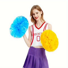 1PC Large Handle Cheering Poms Handheld Cheering Props Dancing Supplies