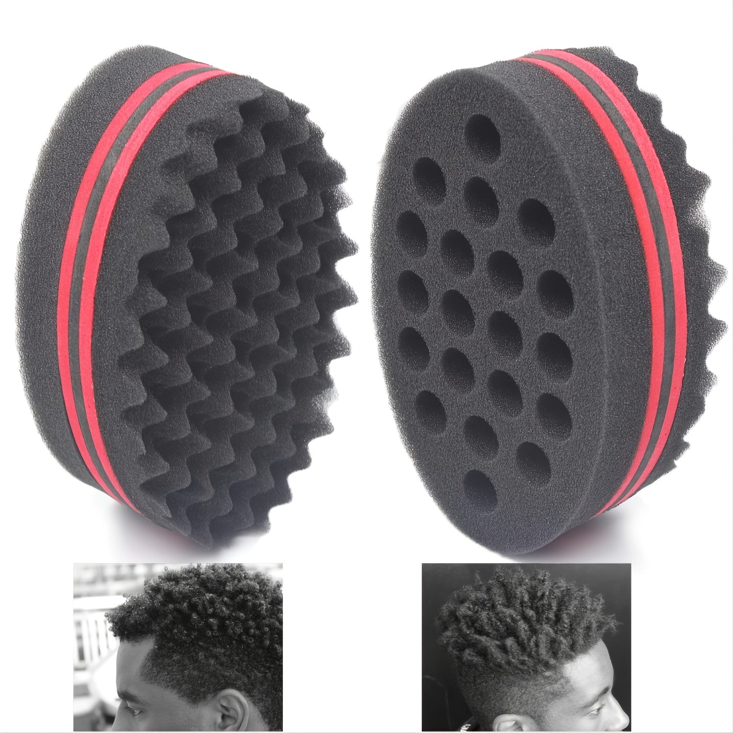 Magic Hair Brush Sponge Gloves for Salon Hairdressing and Braiding