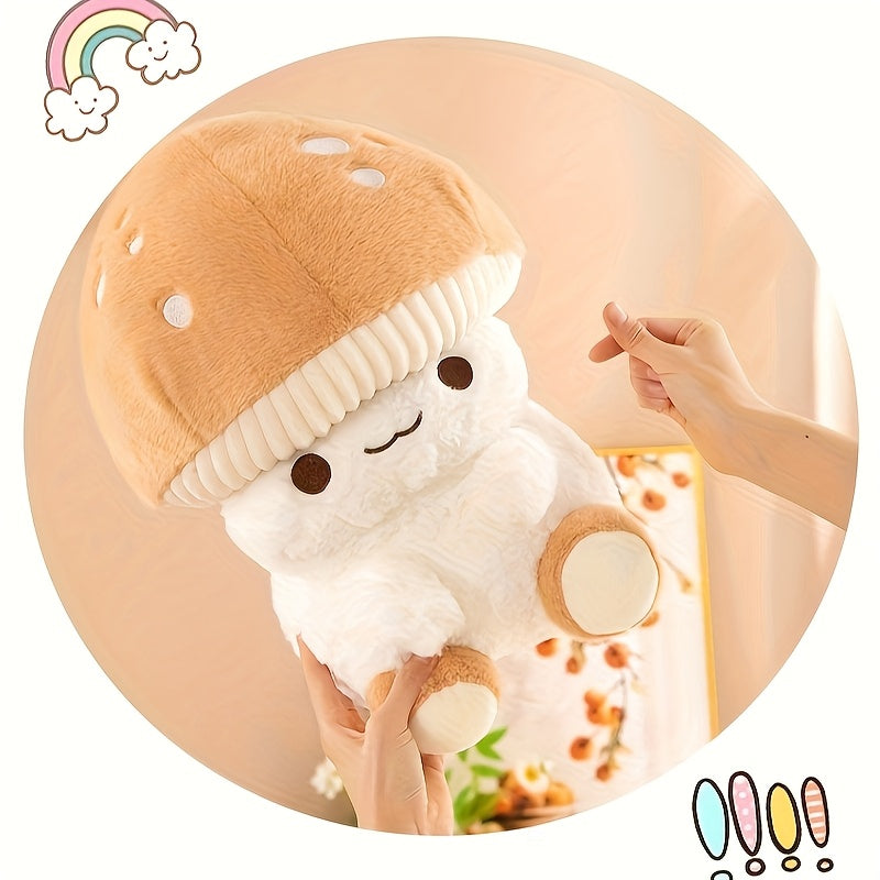 13 77in Mushroom Plush Toy Mushroom Doll Sofa Decoration Gift