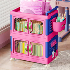 1pc Stackable Storage Box With Lid Plastic Storage Container