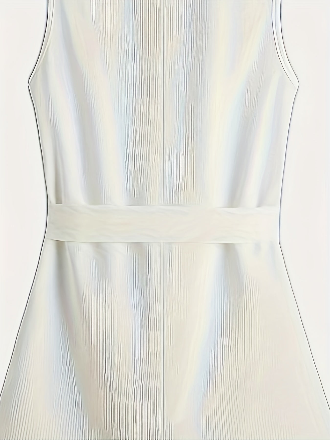 Solid Open Front Vest Casual Sleeveless Women's Clothing