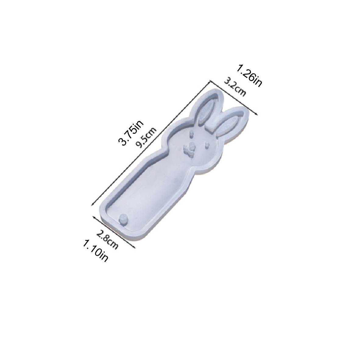 Silicone Fish Tail Bookmark Mold for Epoxy Resin Craft