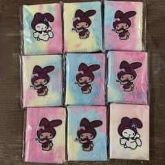 Bunny Plush Cartoon Girl Notebook - Random Style
