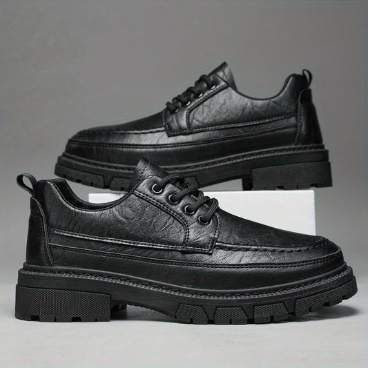 Men's Leather Derby Shoes Wear resistant Non Slip Dress Shoes