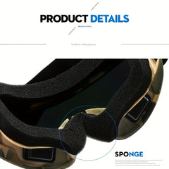 Polarized Ski Goggles with Anti-fog & Windproof Design