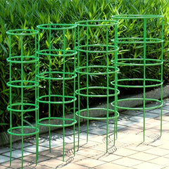 12pcs Plant Support Stakes Half Round Plant Cage Holder Flower Pot Climbing Trel