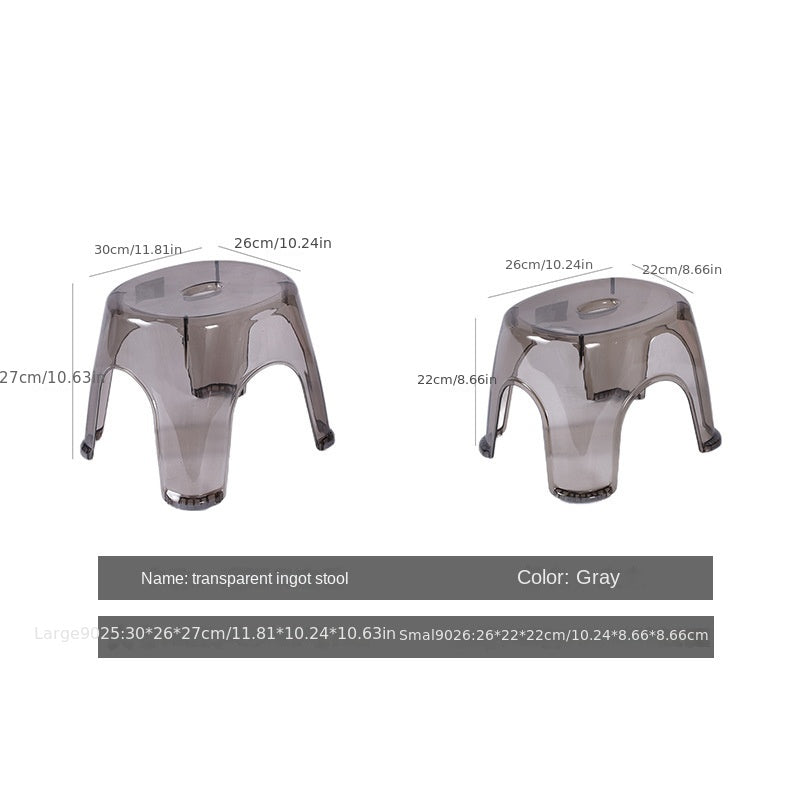 Thickened Small Bench Non Slip Bath Stool Low Stool Hand Washing Stool