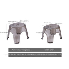 Thickened Small Bench Non Slip Bath Stool Low Stool Hand Washing Stool