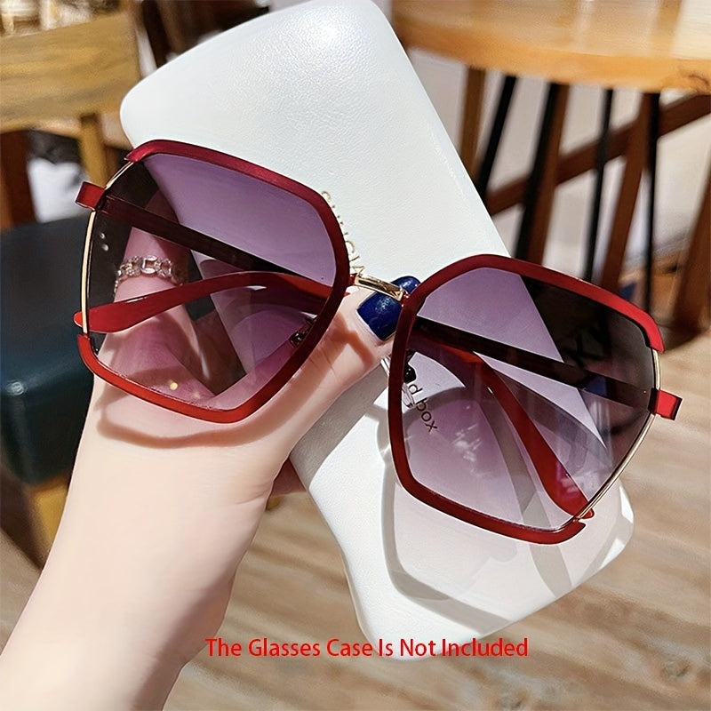 Large Butterfly Sunglasses UV400 Gradient Shades for Driving Beach Travel