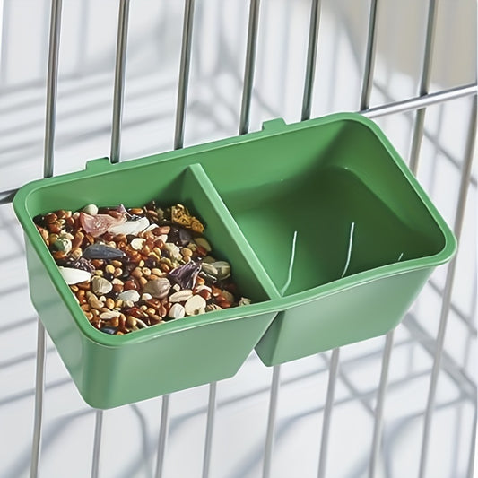 2pcs Bird Food Boxes Rabbit And Bird Trough Pet Bird Supplies