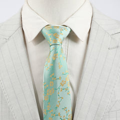Men's Casual Business Floral Pattern Tie for Husband Boyfriends Birthday