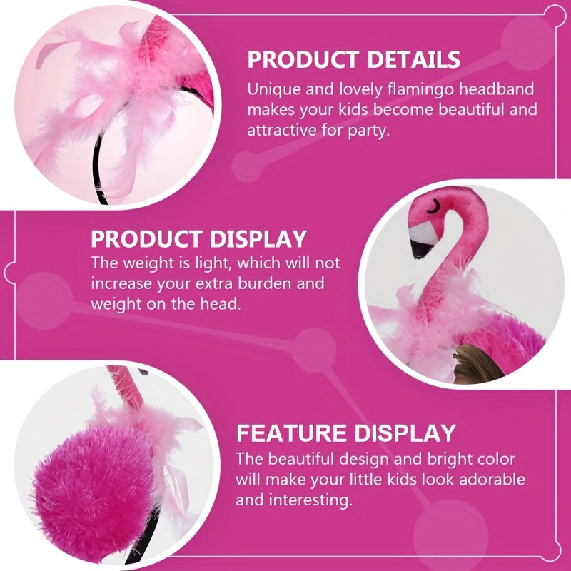 Flamingo Headband for Birthday Party