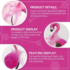 Flamingo Headband for Birthday Party