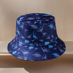 Dinosaur Pattern Fishing Hat - Parent Child Style Random Design