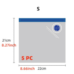5pcs Vacuum Sealing Bags for Fresh Keeping and Air Extraction