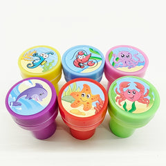Cartoon Stamp Set for Interactive Stamping Game