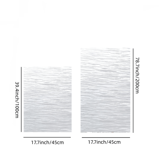 Decorative Stained Glass Window Film for Home - Privacy Frosted Tinting Film