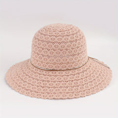 Lace Sun Hat Wide Brim Foldable Beach Hats For Women