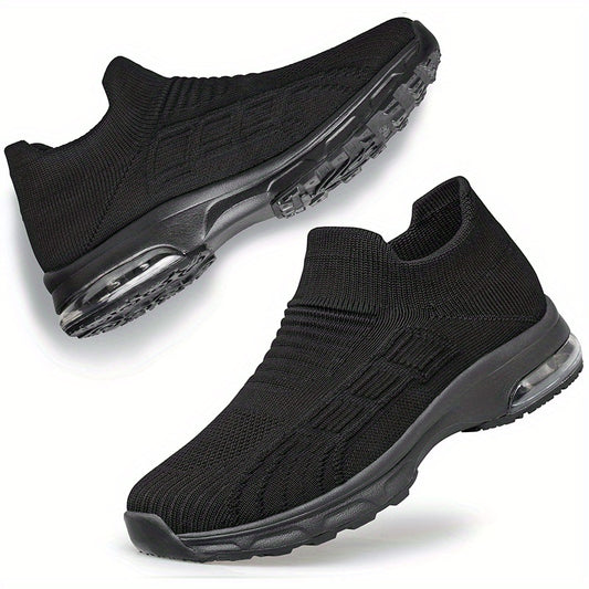 Women's Breathable Slip On Sneakers Low Light Shoes