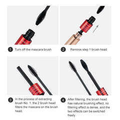 4D Waterproof Thick Curling Mascara - Long Lasting