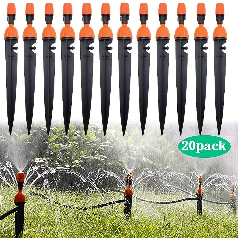 Adjustable Garden Dripper Irrigation Atomizer - 20pcs