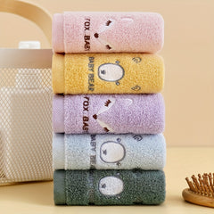 Soft Cartoon Face Towel for Swimming Pool Home Gym