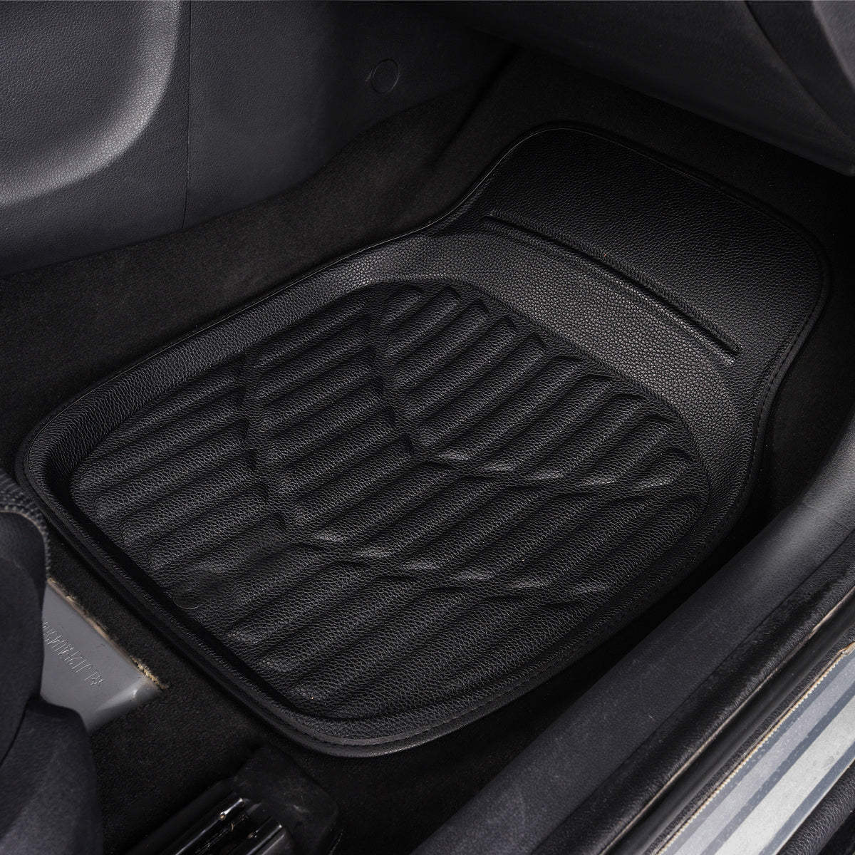 Waterproof PVC Leather Floor Mats for Most Cars