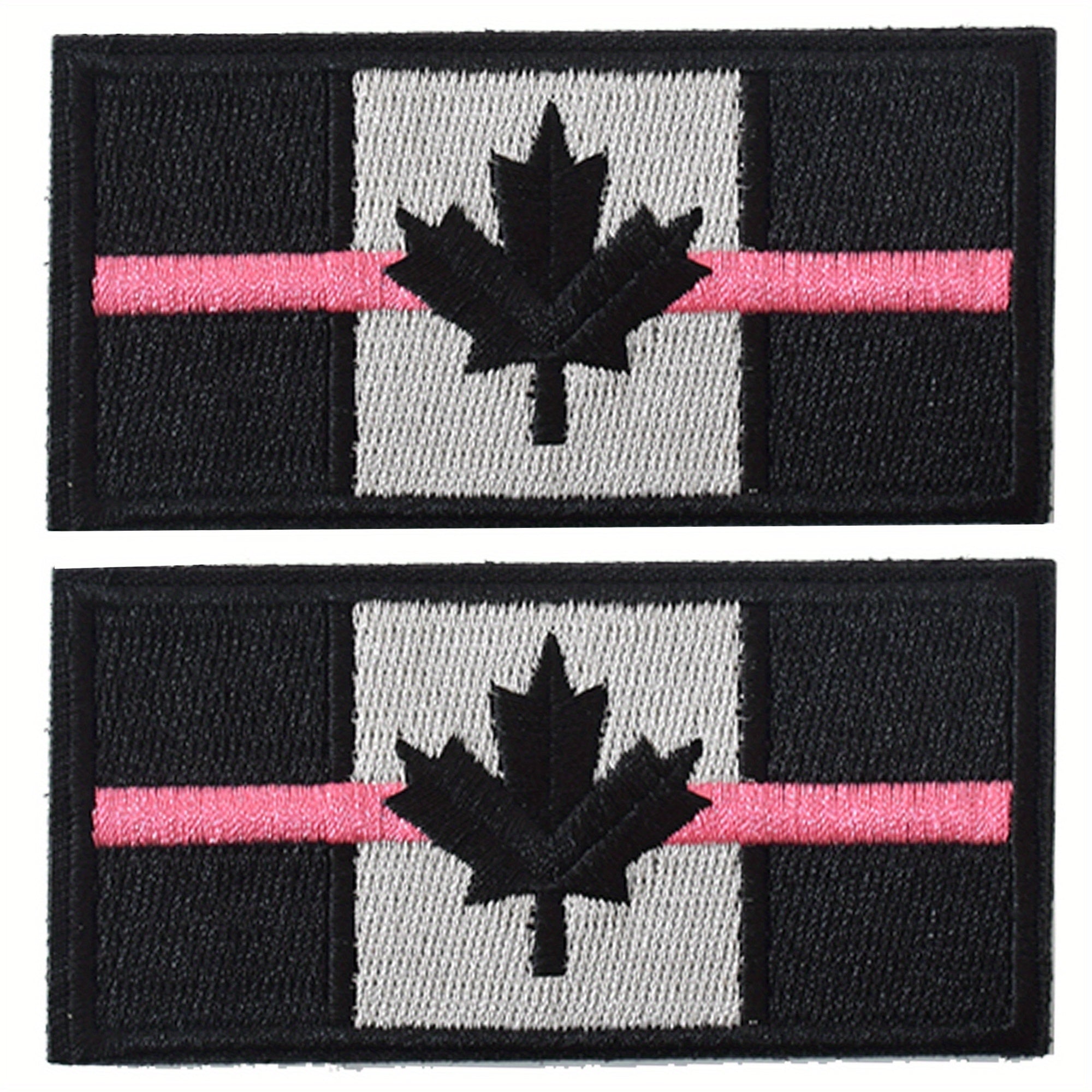 J CARP 2pcs Canadian Flag Patch Military Insignia For Men