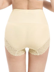 Lace Stitching Shaping Panties Tummy Control Compression Panties
