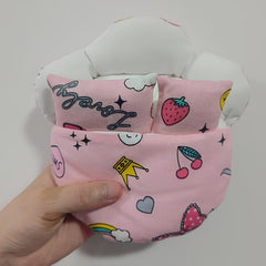 3pcs Cloth Dollhouse Bedding Pillow Set
