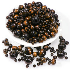 Wooden Beads DIY Jewelry Making Hand Craft Fine Jewelry 6 8 10 12 18 20MM
