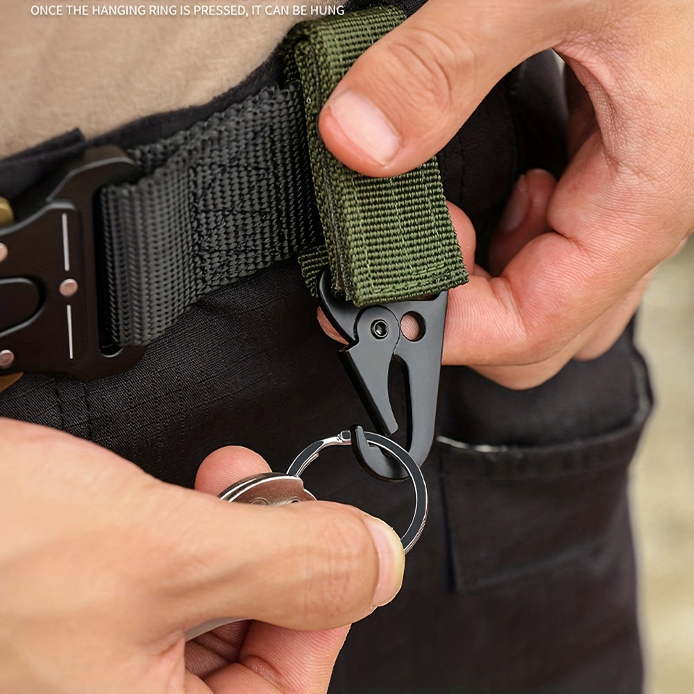 Tactical Carabiner Key Chain for Hiking and Climbing
