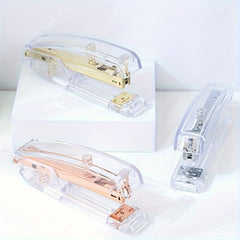 Transparent Desktop Manual Stapler for School Office Home